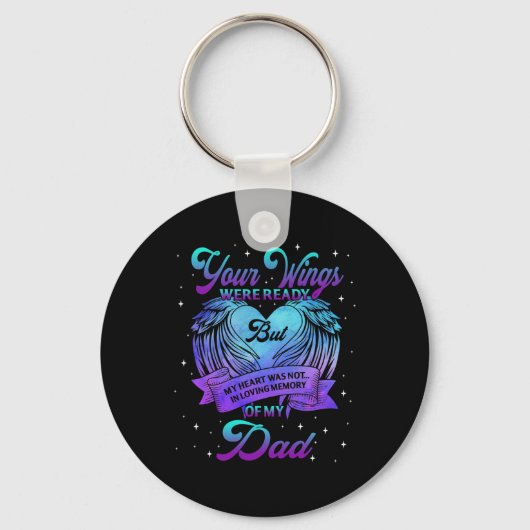 私の自殺防止の戦争のパパを愛して キーホルダー (正面)