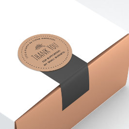 私の自然小規模企業をサポートしてくれてありがとう ラウンドシール