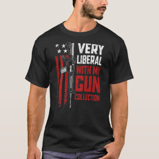 私の自由主義の銃コレクションPro Guns Ar15 Tシャツ