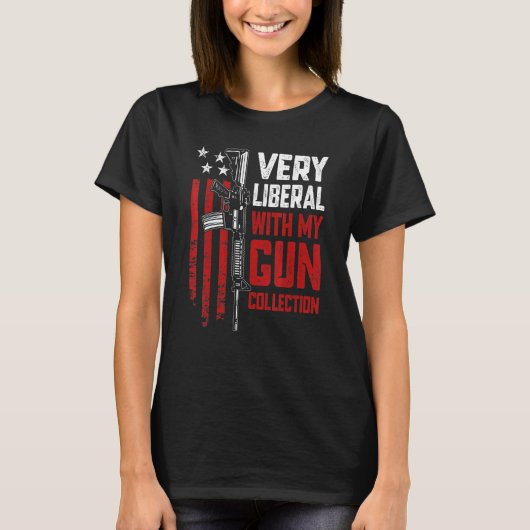 私の自由主義の銃コレクションPro Guns Ar1 Tシャツ (正面)
