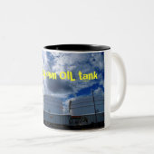 私の自身のオイルタンク ツートーンマグカップ (正面右)