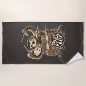 私の自身のビートを後を追って下さい ビーチタオル (正面)