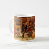 私の自身の世界 コーヒーマグカップ (正面左)