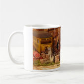 私の自身の世界 コーヒーマグカップ (左)