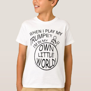 私の自身の小さい世界のトランペット Tシャツ