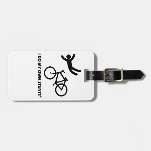私の自身の発育阻害を自転車に乗って下さい ラゲッジタグ (正面横)
