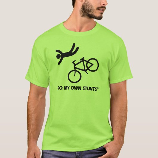 私の自身の発育阻害を自転車に乗って下さい Tシャツ (正面)