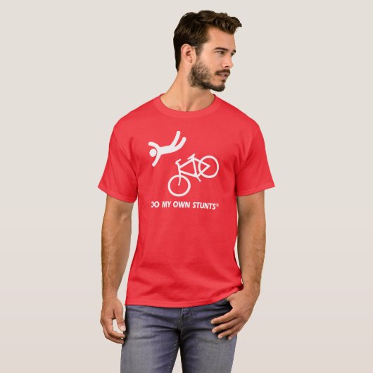 私の自身の発育阻害を自転車に乗って下さい Tシャツ (正面フル)