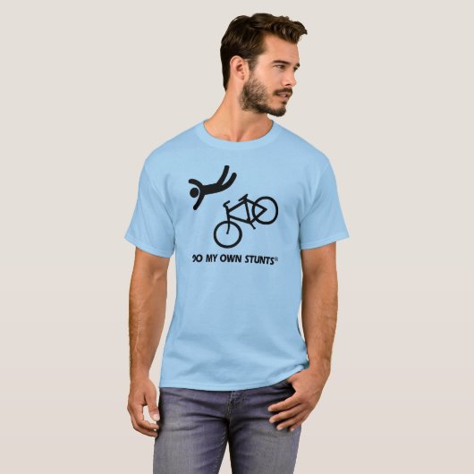 私の自身の発育阻害を自転車に乗って下さい Tシャツ (正面フル)
