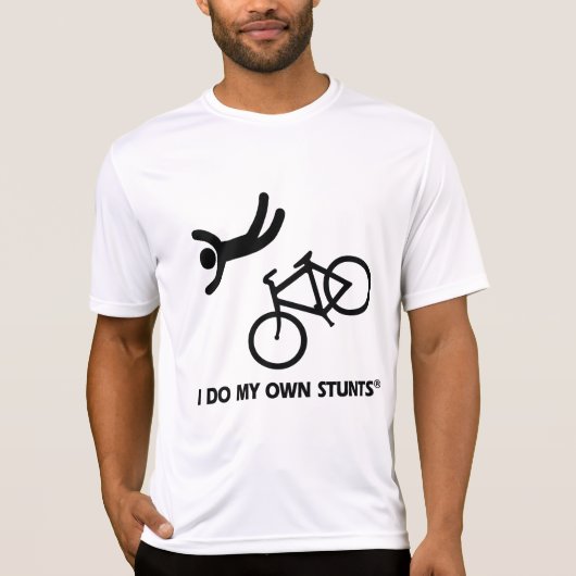 私の自身の発育阻害を自転車に乗って下さい Tシャツ (正面)