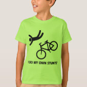 私の自身の発育阻害を自転車に乗って下さい Tシャツ (正面)