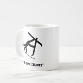 私の自身の発育阻害スキーをします コーヒーマグカップ (正面左)