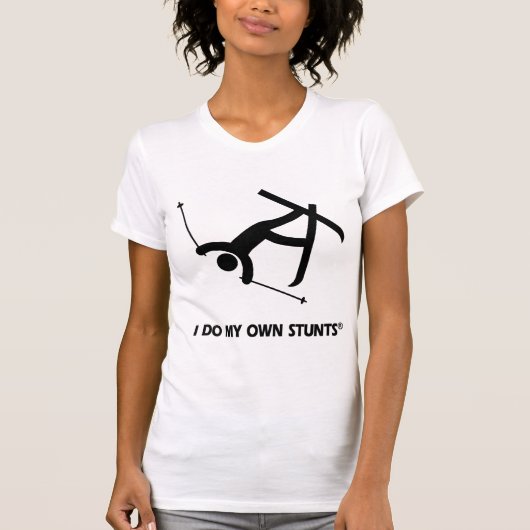 私の自身の発育阻害スキーをします Tシャツ (正面)