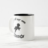 私の自身の発育阻害 ツートーンマグカップ (正面左)