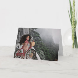 私の自転車の冒険。 カード