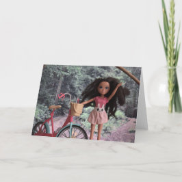 私の自転車の冒険。 カード