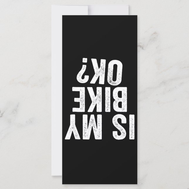 私の自転車はバイクもしくは自転車に乗る人におもしろいのOkギフト (正面)