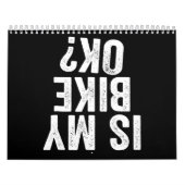 私の自転車はバイクもしくは自転車に乗る人のための大おもしろい切な贈り物ですか カレンダー (カバー)