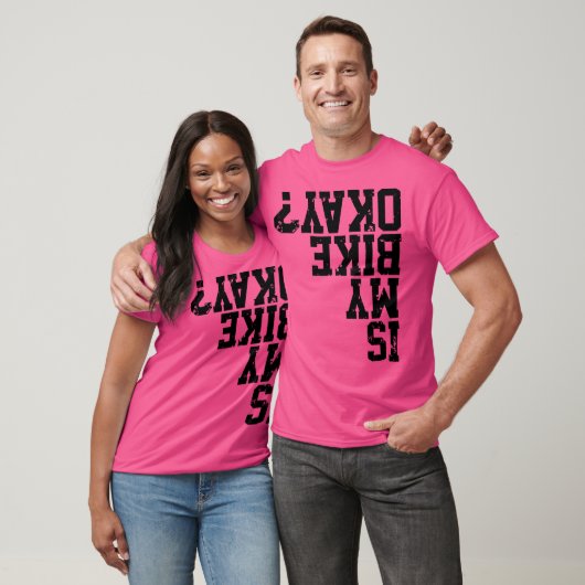 私の自転車は全おもしろいてのビックに素晴らし向いて大丈夫か Tシャツ (ユニセックス)