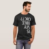 私の自転車は大丈夫だ Tシャツ (正面フル)