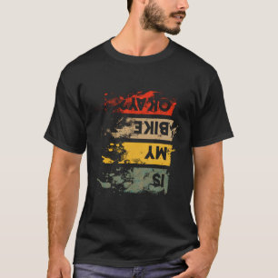 私の自転車は大丈夫ですか？MTBマウンテンバイクライダー Tシャツ