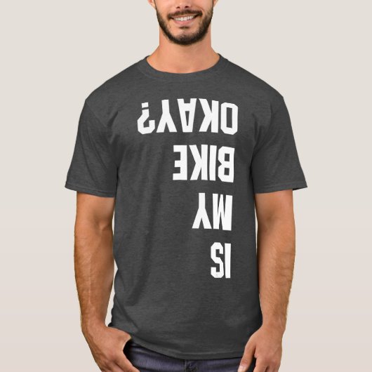 私の自転車は大丈夫BMXの山Tシャツダートレース Tシャツ (正面)