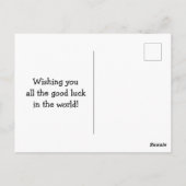 私の自閉症に関しては、親切にしてください ポストカード (裏面)