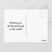 私の自閉症に関しては、親切にしてください ポストカード (裏面)