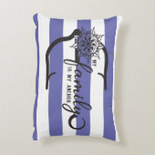 私の航海の家族は私のいかり訛り枕 アクセントクッション (裏面(縦))