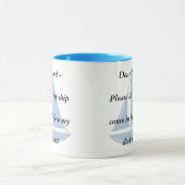 私の船が入って来ようにして下さい! マグカップ (中央)