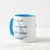 私の船が入って来ようにして下さい! マグカップ (正面左)