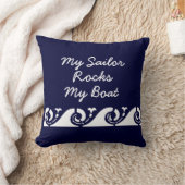 私の船員は私のボートを揺すります クッション (ブランケット)
