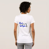 私の船員を家庭妻を来るために待っていること Tシャツ (裏面フル)