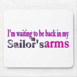 私の船員を待っていること マウスパッド