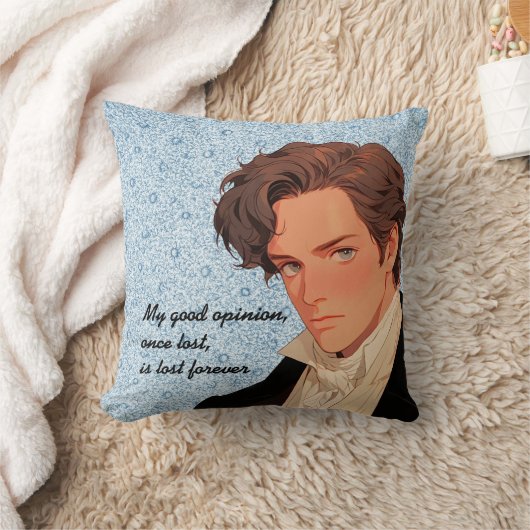 私の良い印象は一度失われると、永遠に失われる ダーシー クッション (ブランケット)