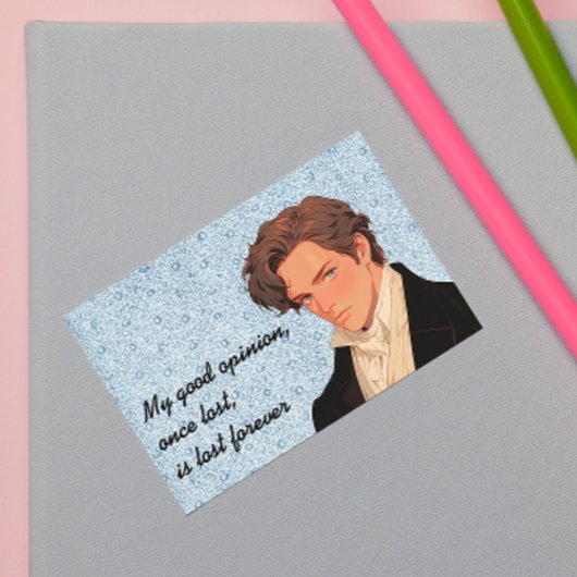 私の良い意見は失った昔は失った永遠にダーシー 長方形シール