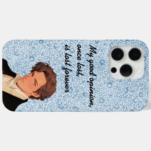 私の良い意見は失った昔は失った永遠にダーシー Case-Mate iPhoneケース (裏面 (横))