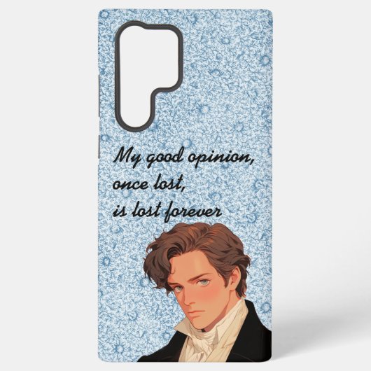 私の良い意見は失った昔は失った永遠にダーシー SAMSUNG GALAXYケース (裏面)