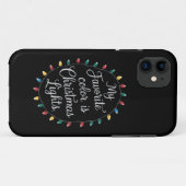 私の色お気に入りのはクリスマスライトクリスマス休日 Case-Mate iPhoneケース (裏面(横))