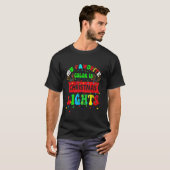 私の色お気に入りのはクリスマスライト長袖 Tシャツ (正面フル)