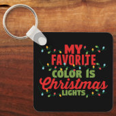 私の色お気に入りのはクリスマスライト キーホルダー (正面)