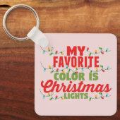 私の色お気に入りのはクリスマスライト キーホルダー (正面)