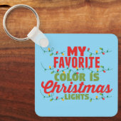 私の色お気に入りのはクリスマスライト キーホルダー (正面)
