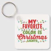 私の色お気に入りのはクリスマスライト キーホルダー (正面)