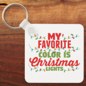 私の色お気に入りのはクリスマスライト キーホルダー (正面)