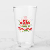 私の色お気に入りのはクリスマスライト タンブラーグラス (正面)