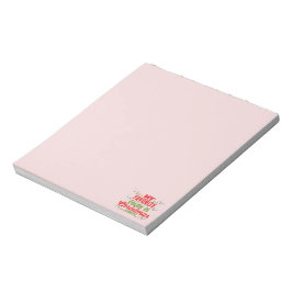 私の色お気に入りのはクリスマスライト ノートパッド