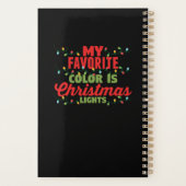 私の色お気に入りのはクリスマスライト プランナー手帳 (裏面)