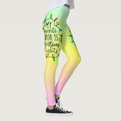 私の色お気に入りのはクリスマスライト レギンス (右)