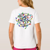 私の色お気に入りのはクリスマスライト Tシャツ (裏面)